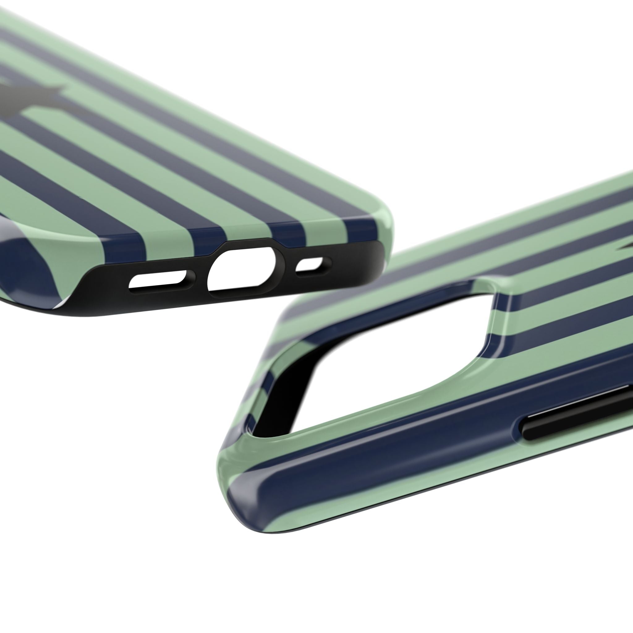 Stylish Tough Phone Cases, Durable Smartphone Covers, Trendy Tech Accessories, Unique Gifts for Teens, Striped Star Design