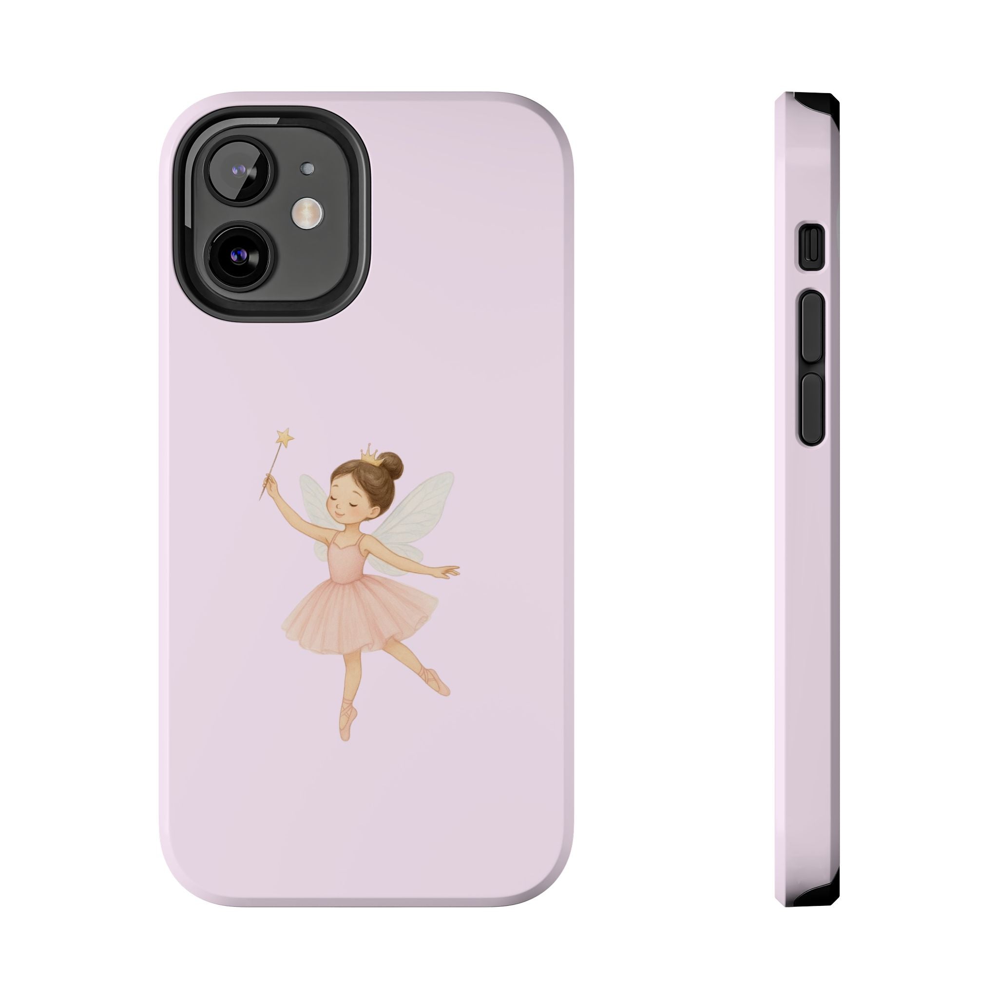 Pink Ballerina Tough Phone Case, Ballet Dancer Cute Phone Cover, Girly Protective Phone Case, Coquette Dancer Phone Accessories, Pretty Pink