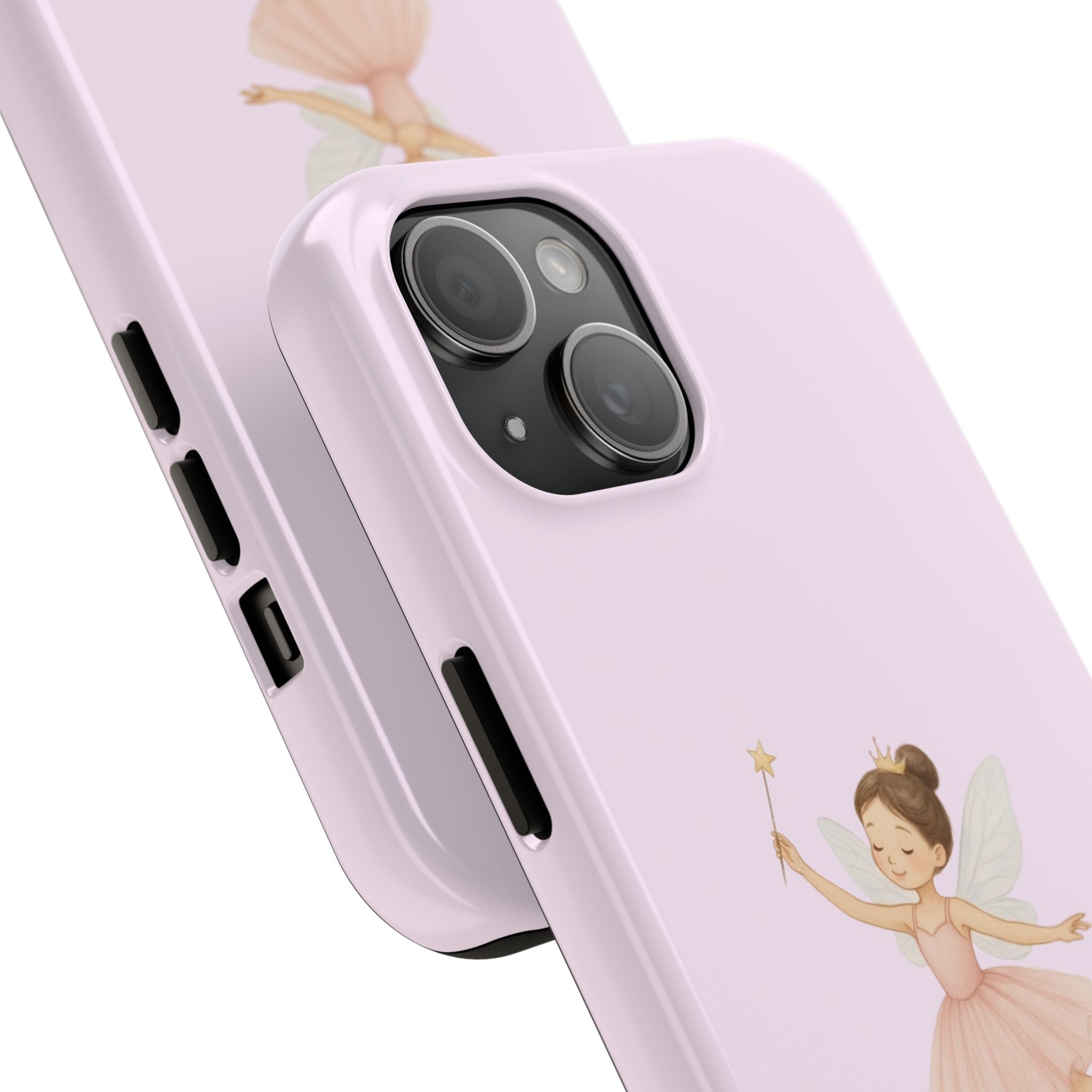 Pink Ballerina Tough Phone Case, Ballet Dancer Cute Phone Cover, Girly Protective Phone Case, Coquette Dancer Phone Accessories, Pretty Pink