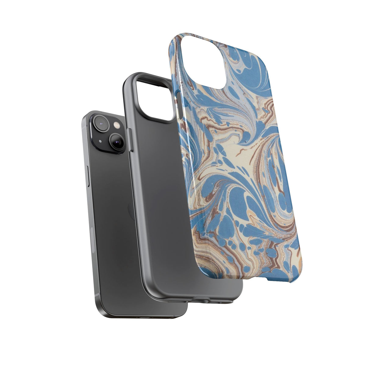 Blue Marble Swirl Phone Case