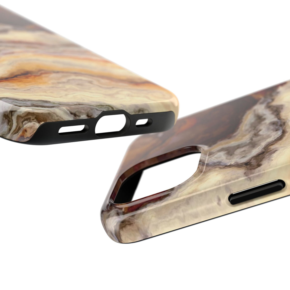 Brown Agate Marble Phone Case
