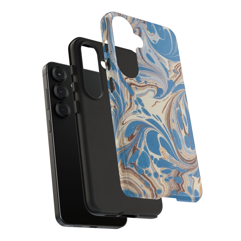 Blue Marble Swirl Phone Case