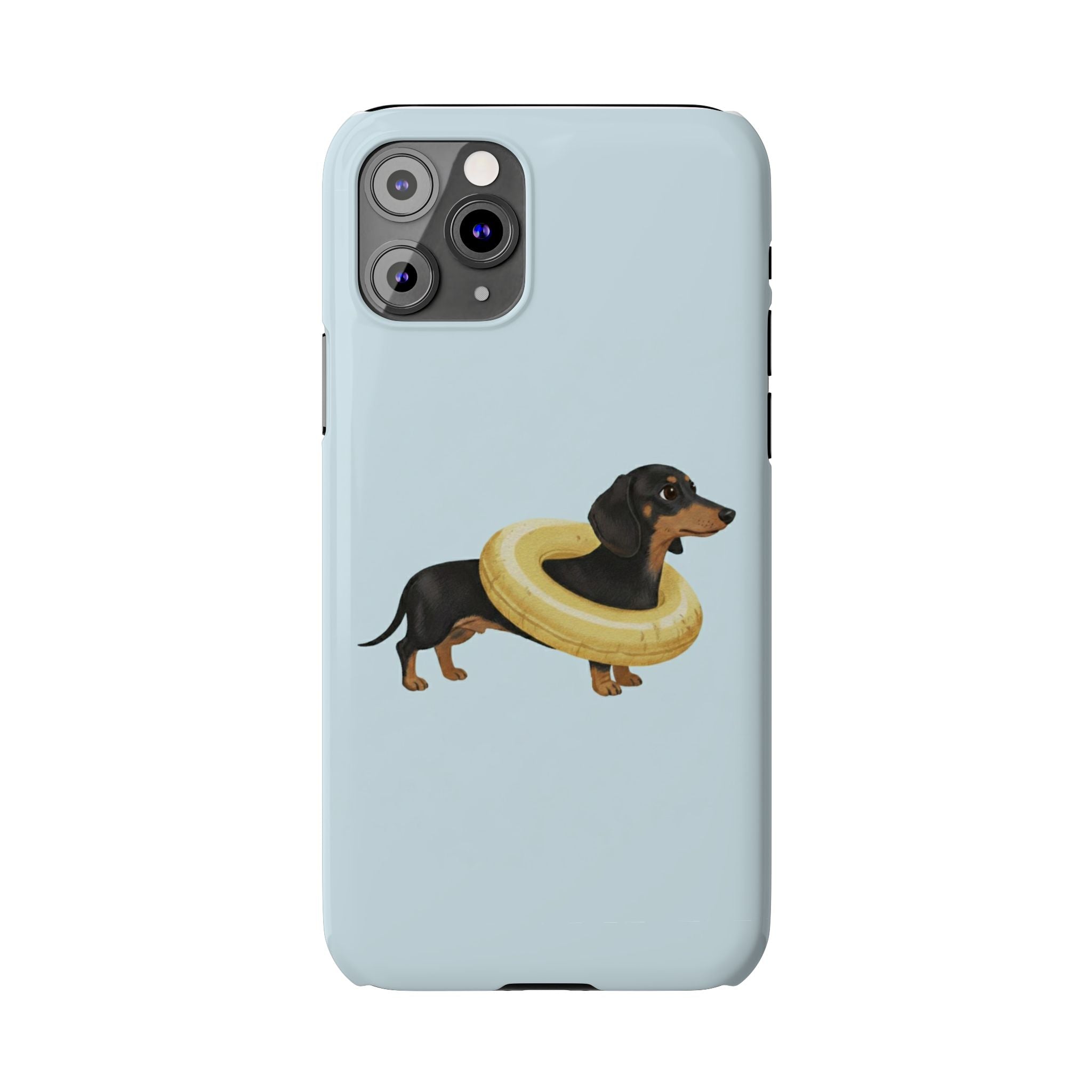 Slim Phone Cases - Cute Dog Dachshund Design, Protective Phone Covers, Fun Animal Art, Unique Gifts for Dog Lovers, Trendy Smartphone