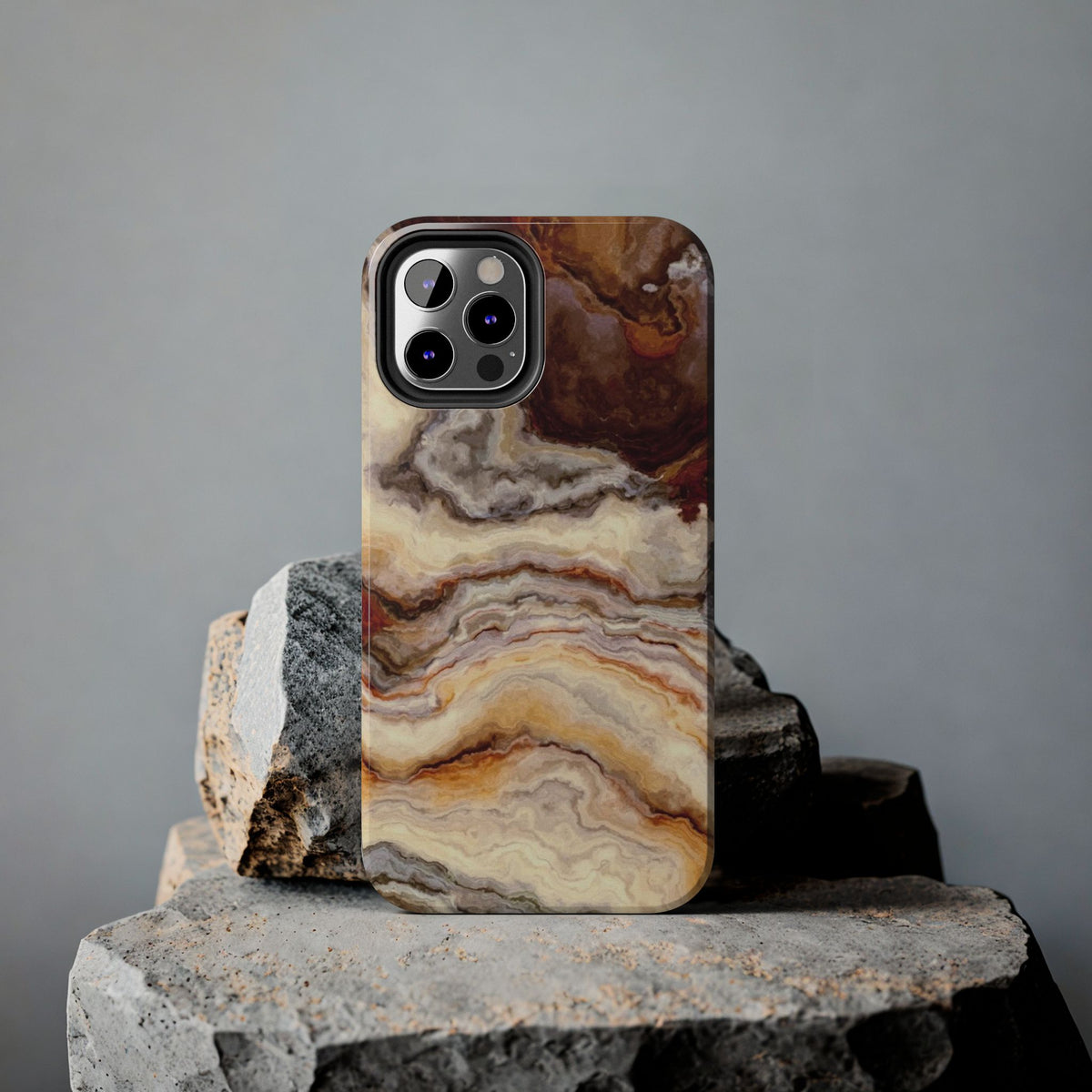 Brown Agate Marble Phone Case