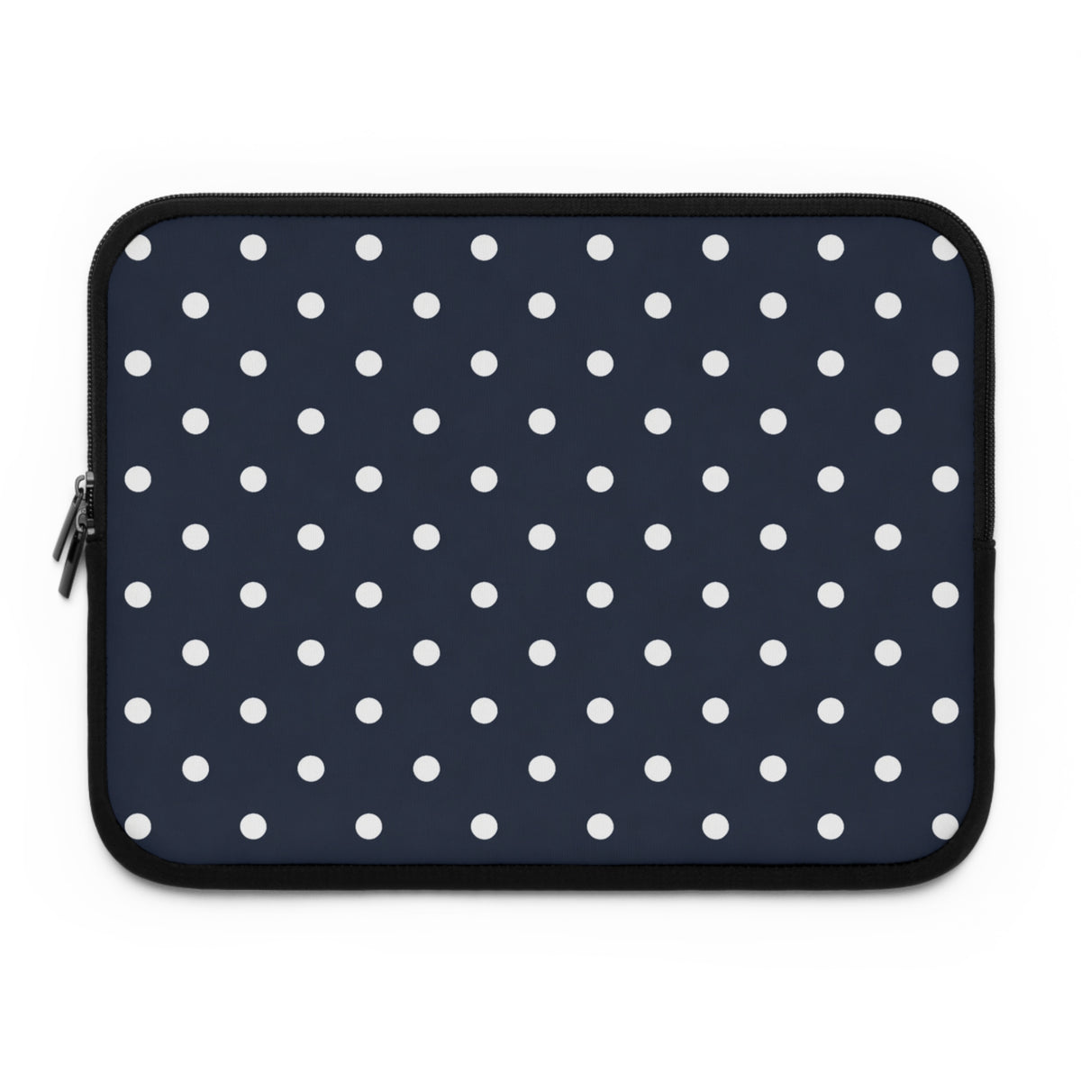Navy Polka Dot Laptop Sleeve