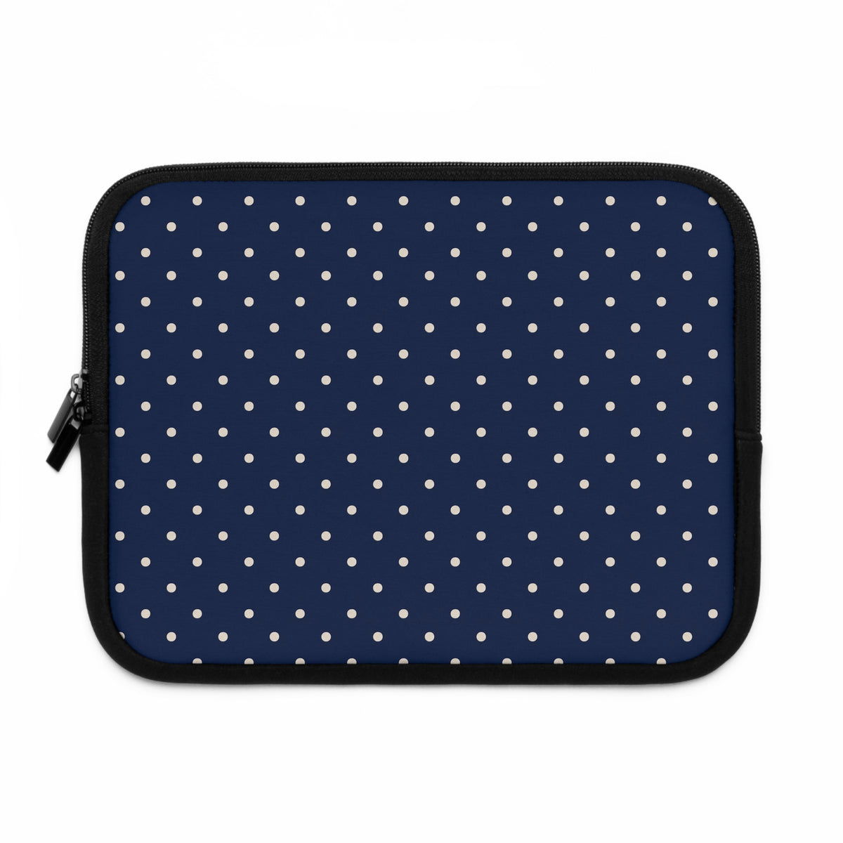 Navy Polka Dot Laptop Sleeve