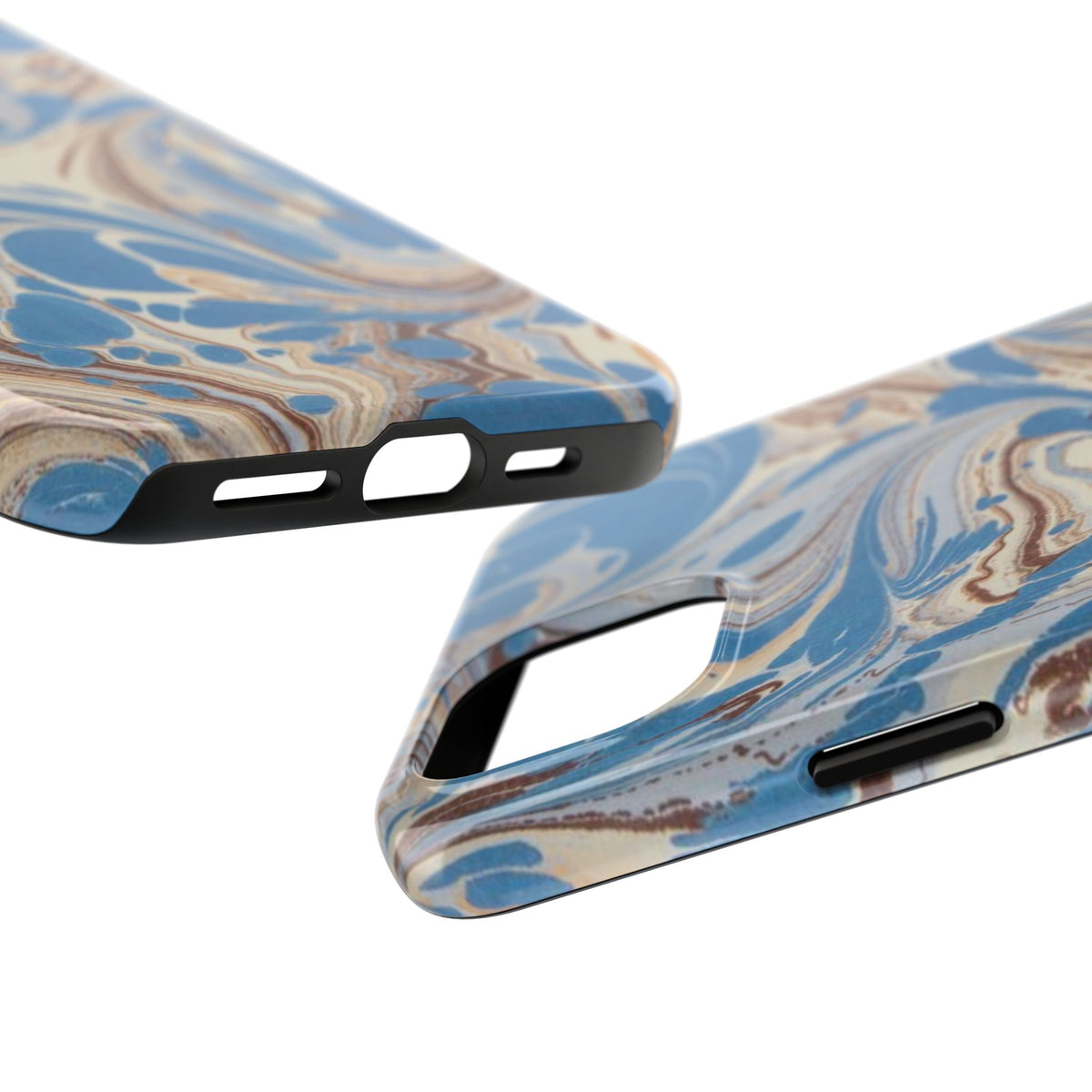 Blue Marble Swirl Phone Case