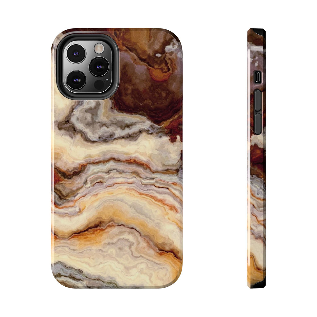 Brown Agate Marble Phone Case