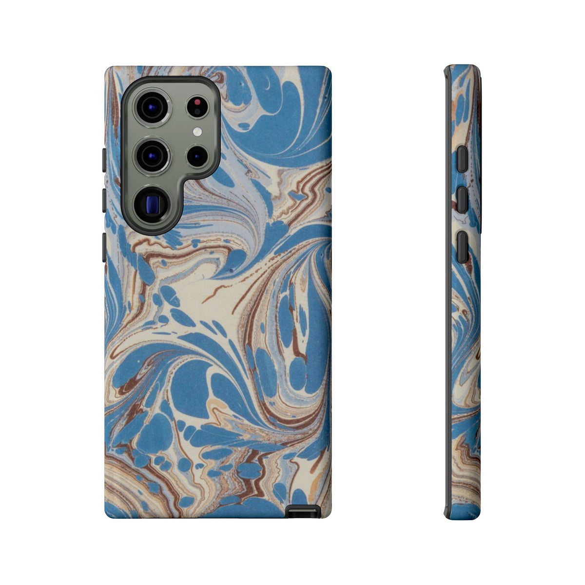 Blue Marble Swirl Phone Case