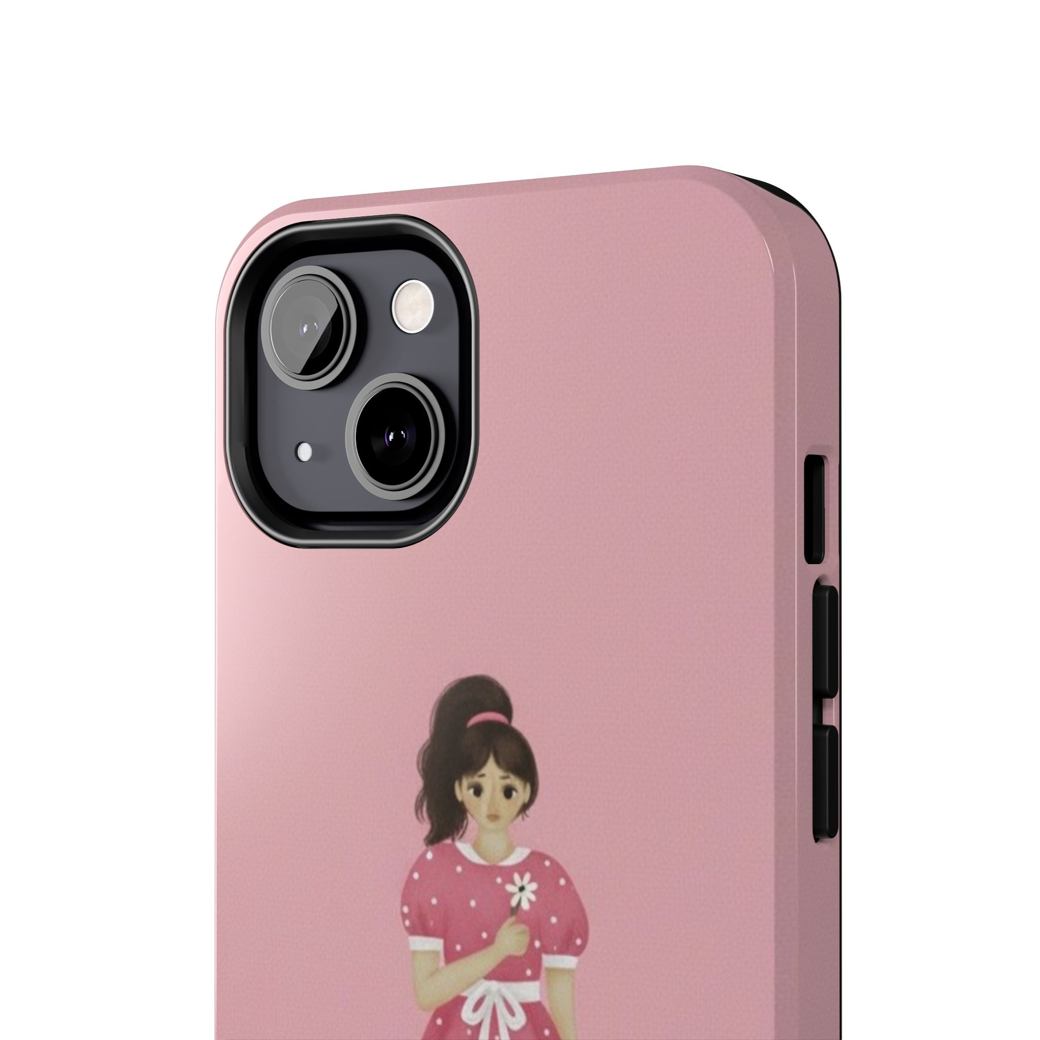 Pink Phone Case, Tough Phone Cases for Women, Cute Vibe, Protective Cover