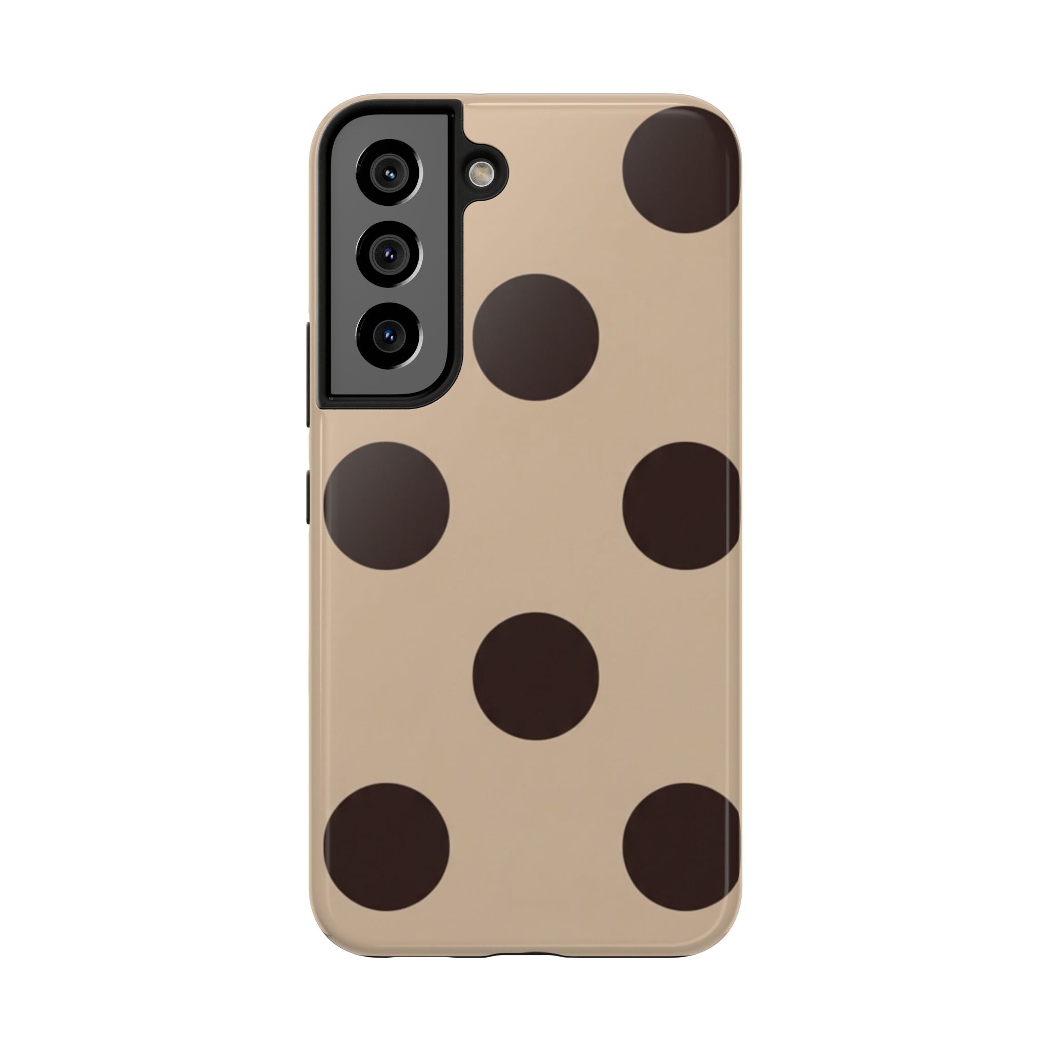 Stylish Polka Dot Phone Case for Trendy Protection, Cute Gift for Her, Phone Accessories, Everyday Fashion, Modern Design