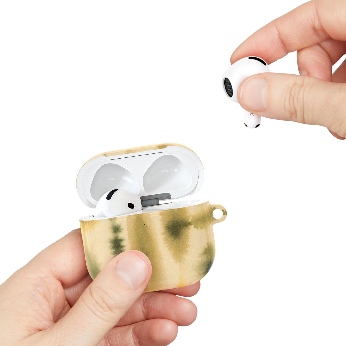 Watercolor Yellow AirPod Case