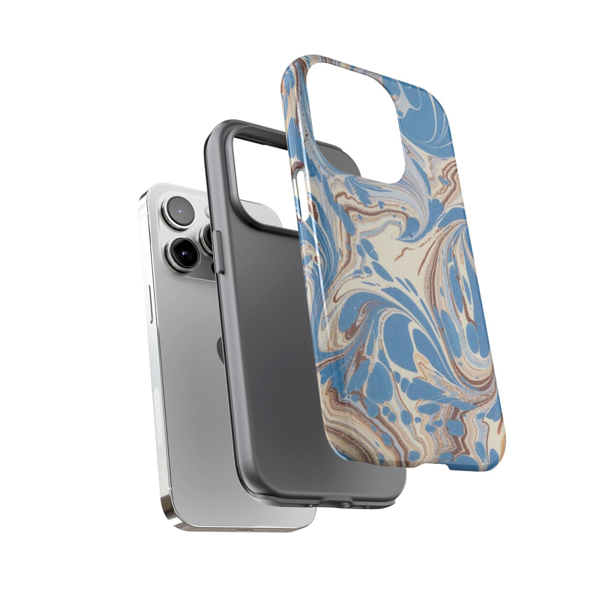 Blue Marble Swirl Phone Case