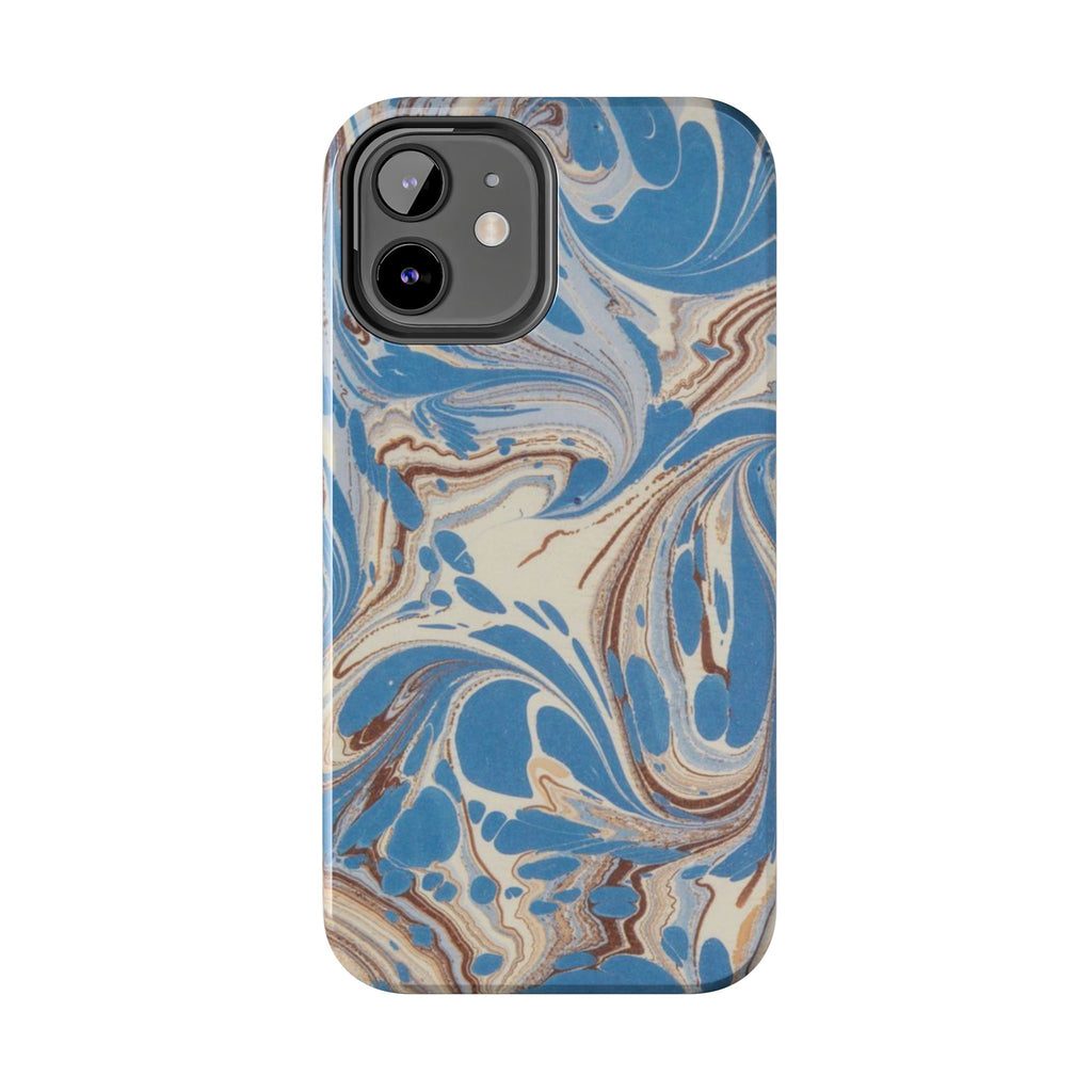 Blue Marble Swirl Phone Case