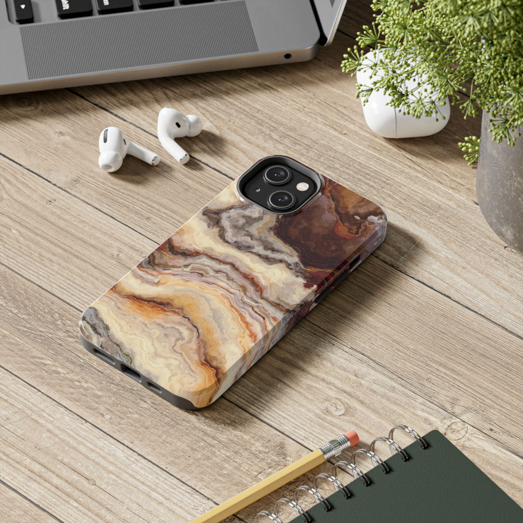Brown Agate Marble Phone Case