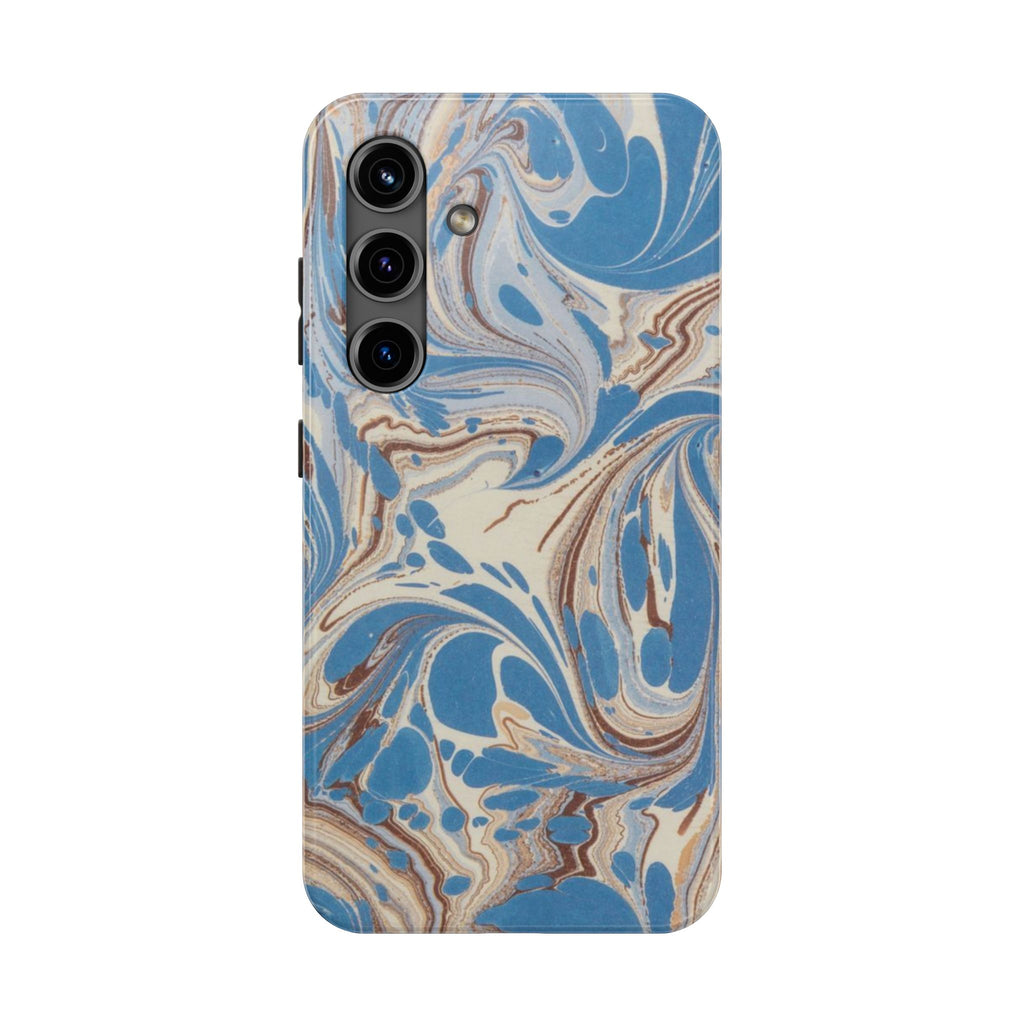 Blue Marble Swirl Phone Case