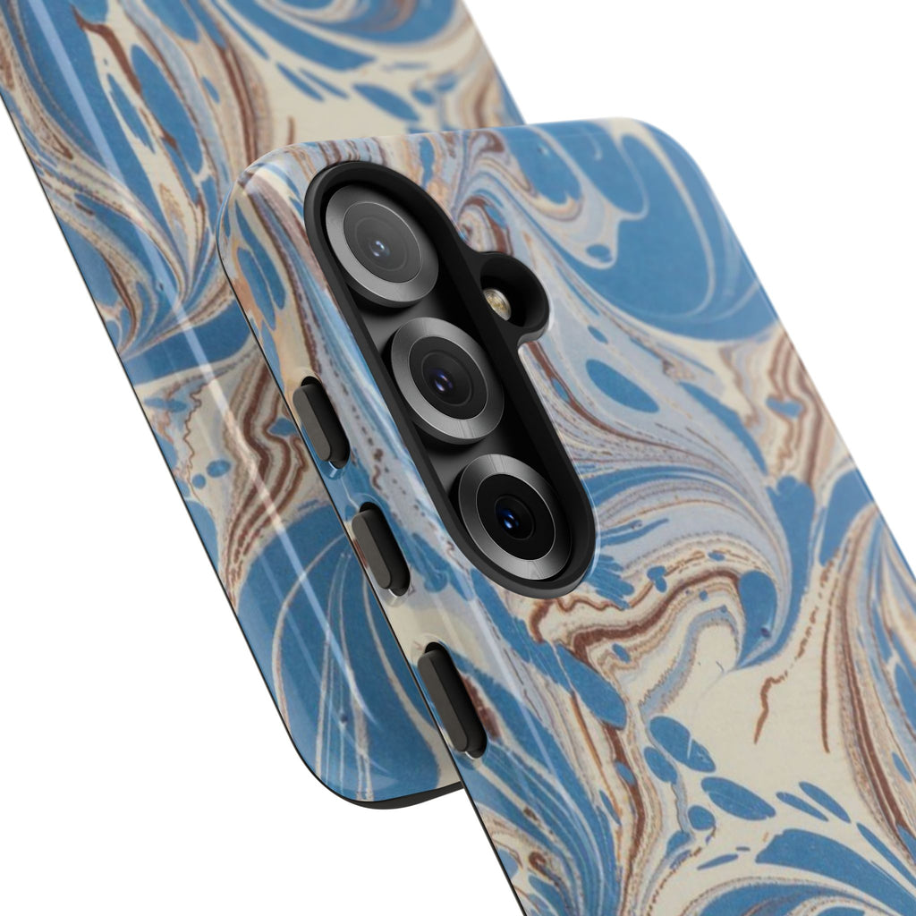 Blue Marble Swirl Phone Case
