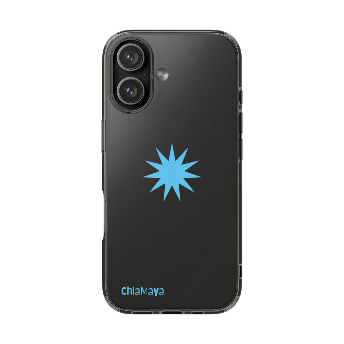 Clear blue star Phone Case