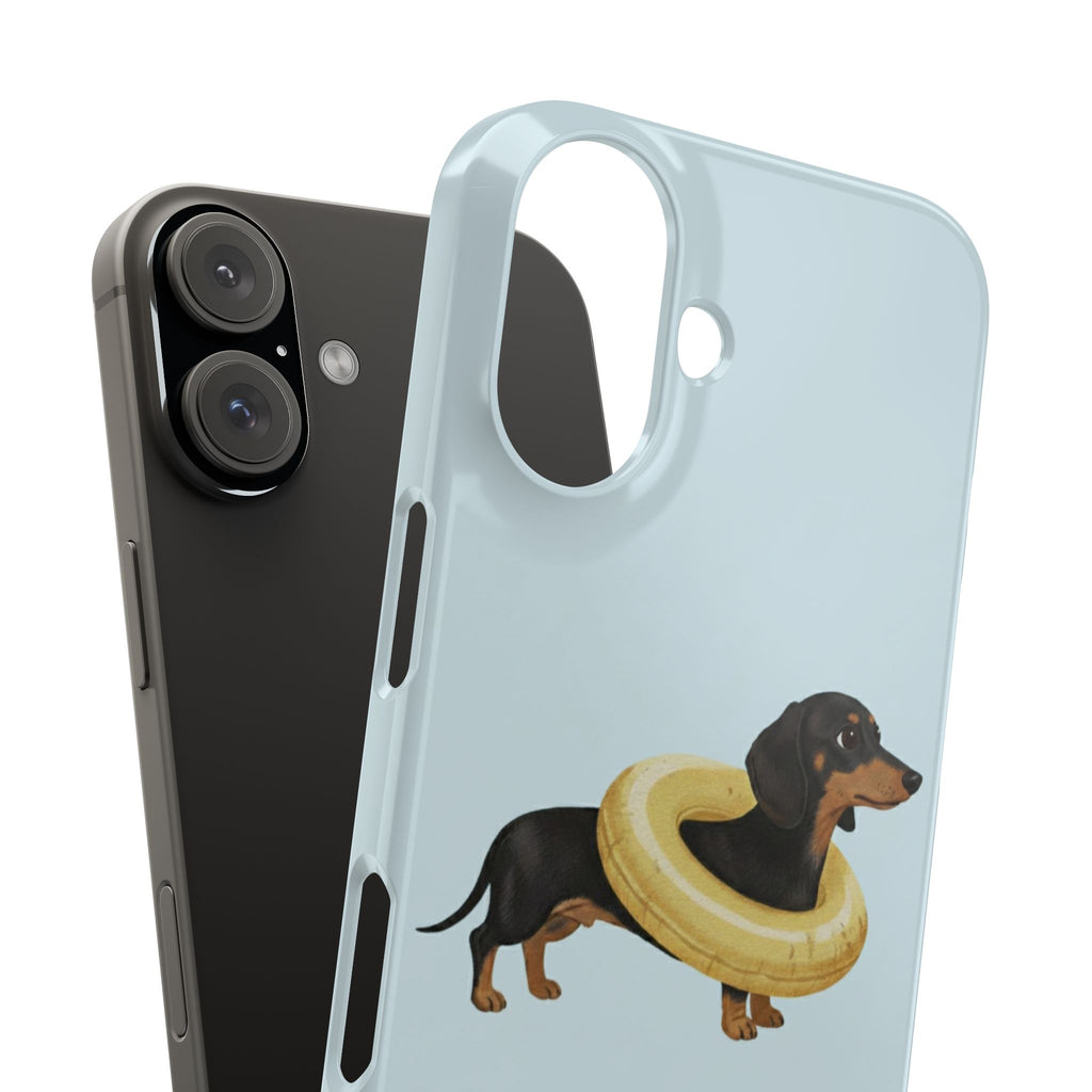 Slim Phone Cases - Cute Dog Dachshund Design, Protective Phone Covers, Fun Animal Art, Unique Gifts for Dog Lovers, Trendy Smartphone
