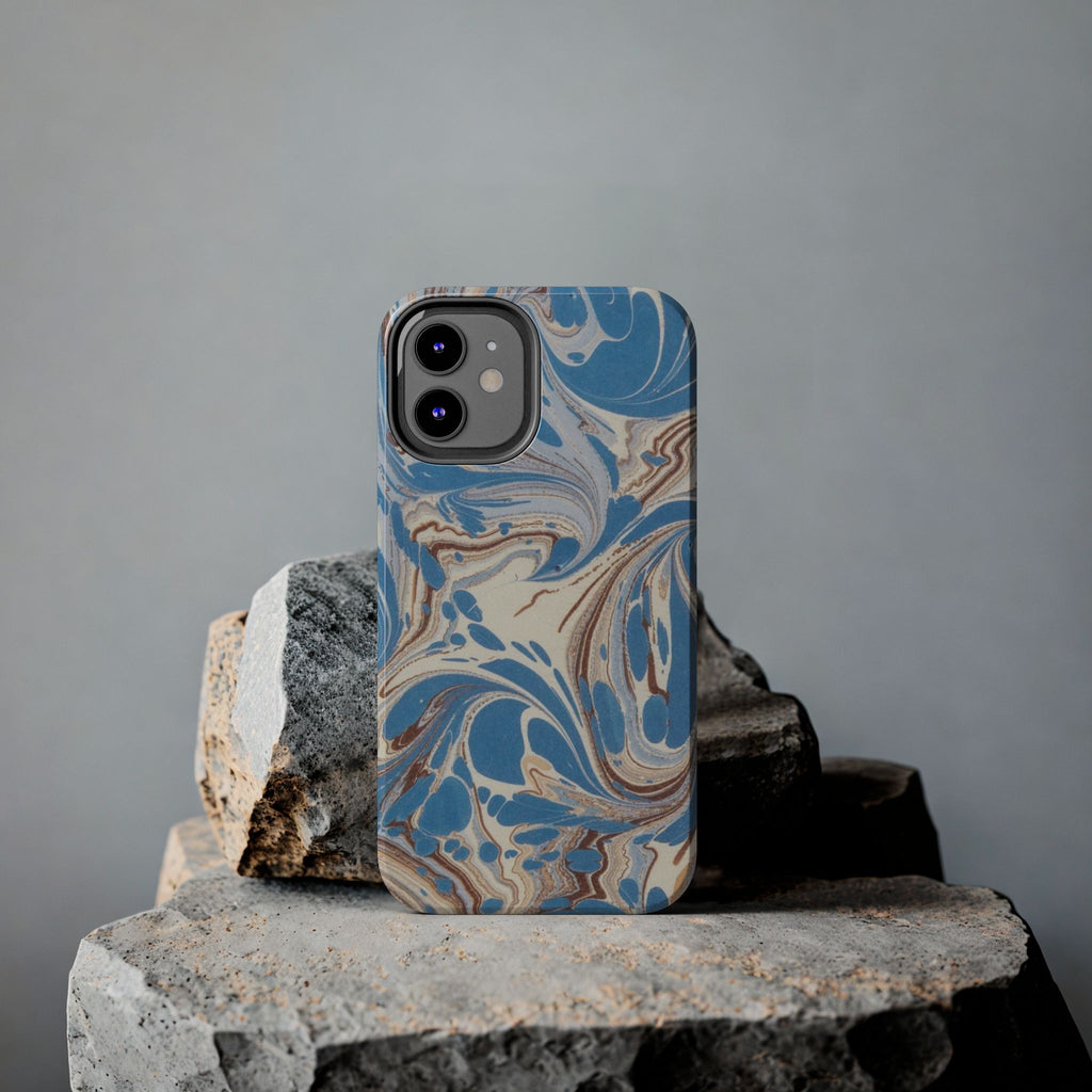 Blue Marble Swirl Phone Case