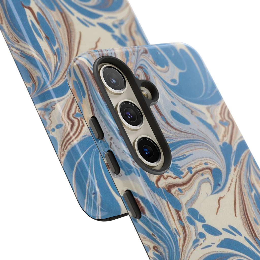 Blue Marble Swirl Phone Case