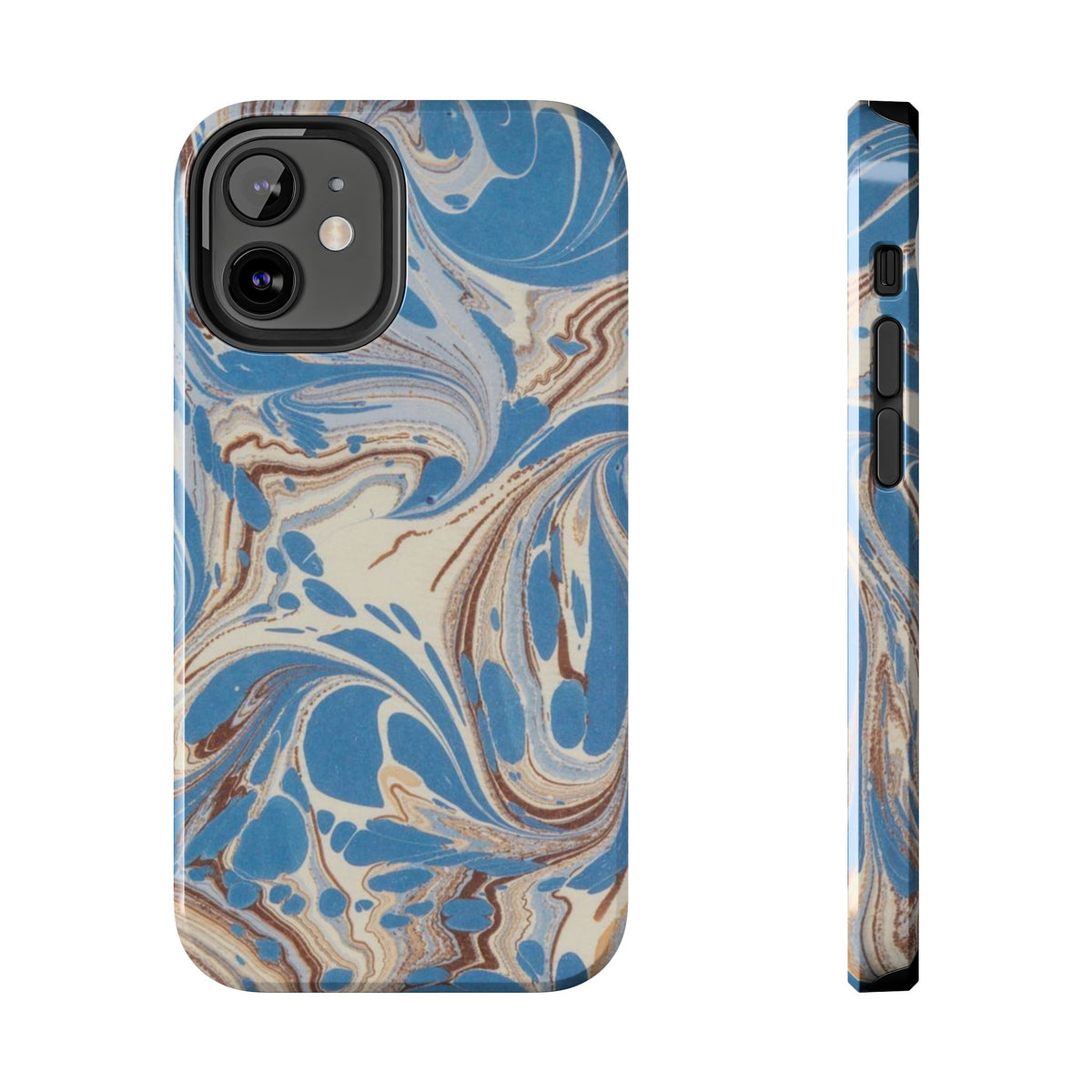 Blue Marble Swirl Phone Case