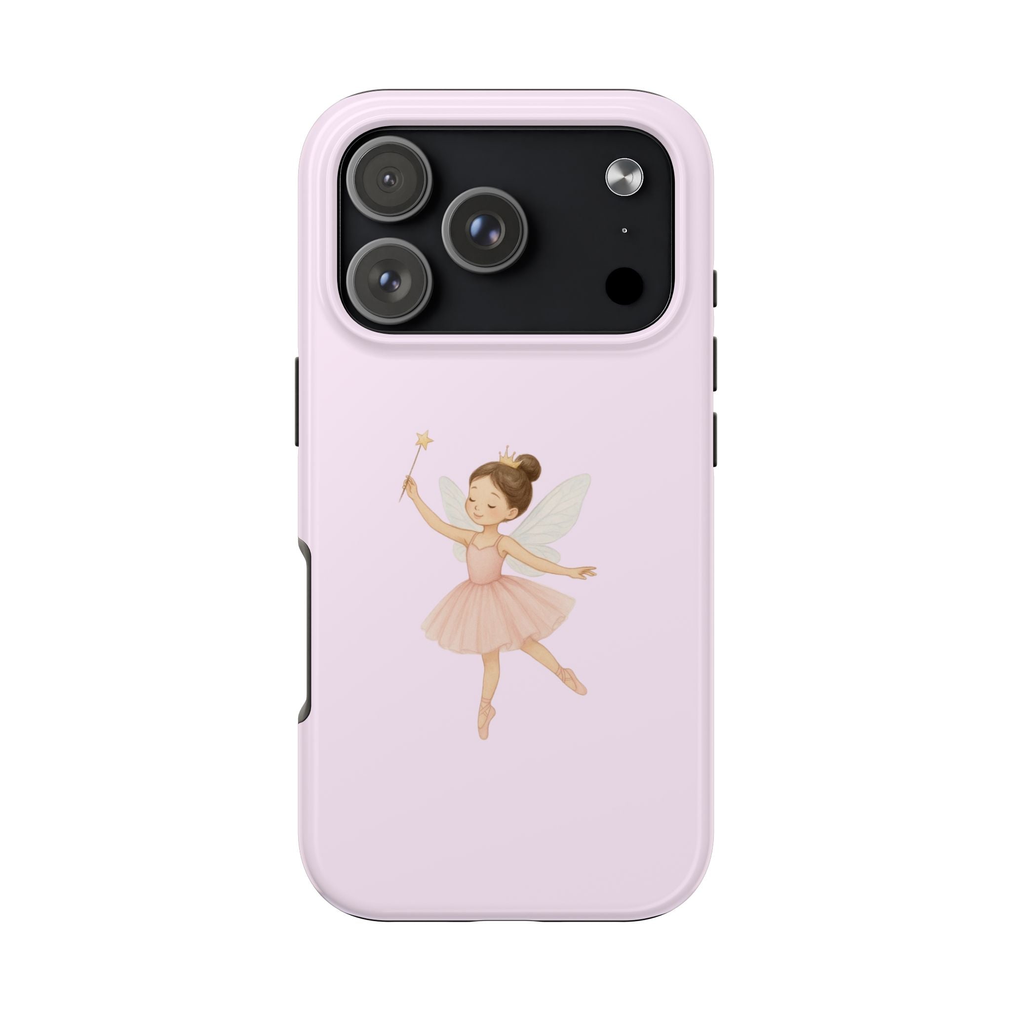 Pink Ballerina Tough Phone Case, Ballet Dancer Cute Phone Cover, Girly Protective Phone Case, Coquette Dancer Phone Accessories, Pretty Pink