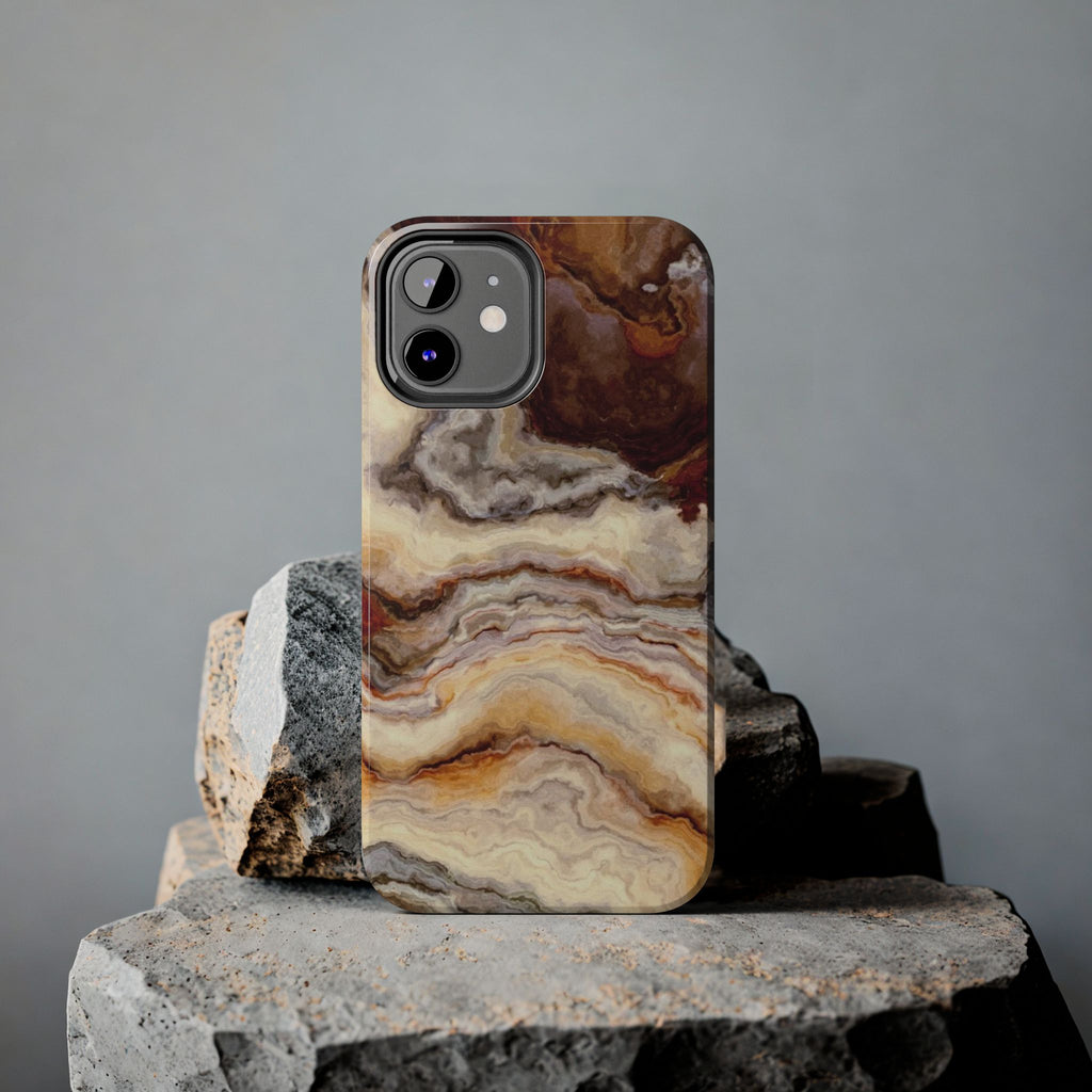Brown Agate Marble Phone Case