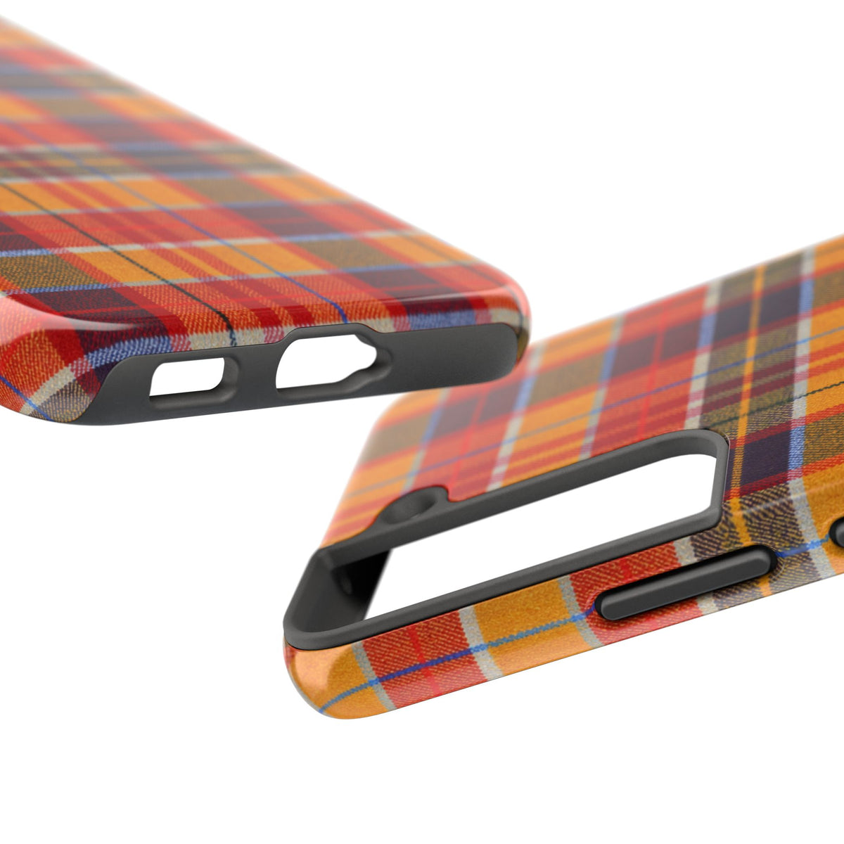 Autumn Plaid Tough Phone Case | Orange Red Yellow Plaid