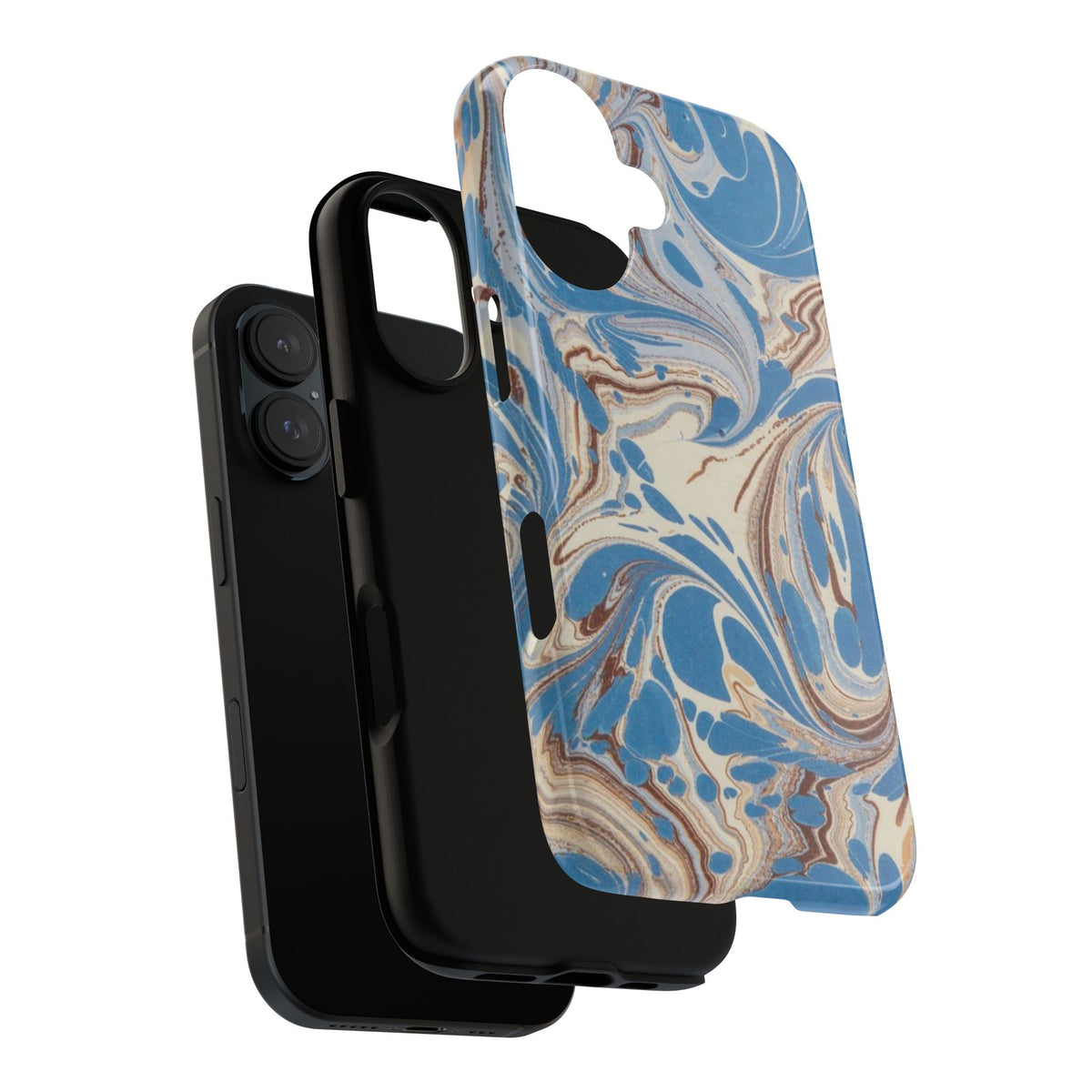 Blue Marble Swirl Phone Case