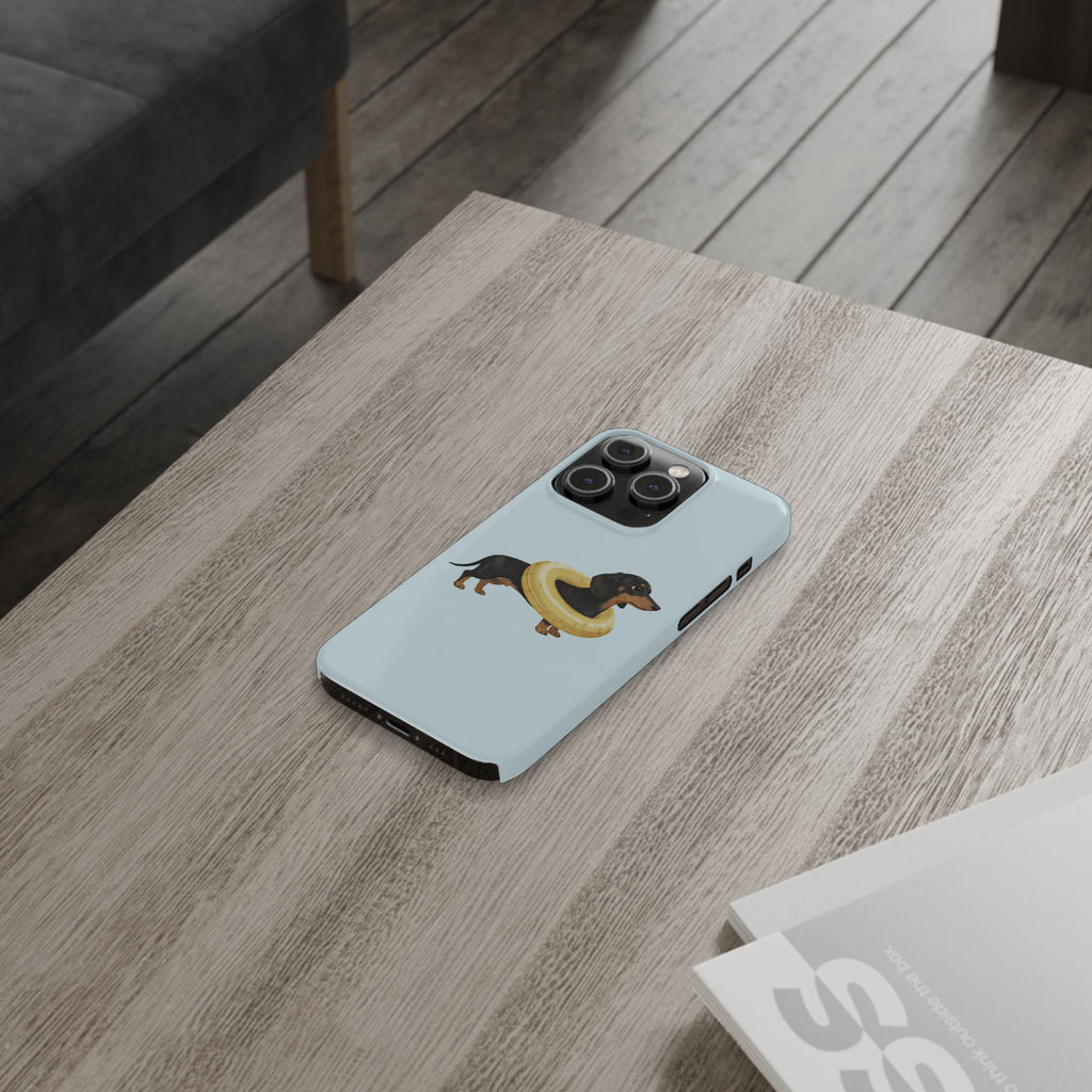 Slim Phone Cases - Cute Dog Dachshund Design, Protective Phone Covers, Fun Animal Art, Unique Gifts for Dog Lovers, Trendy Smartphone