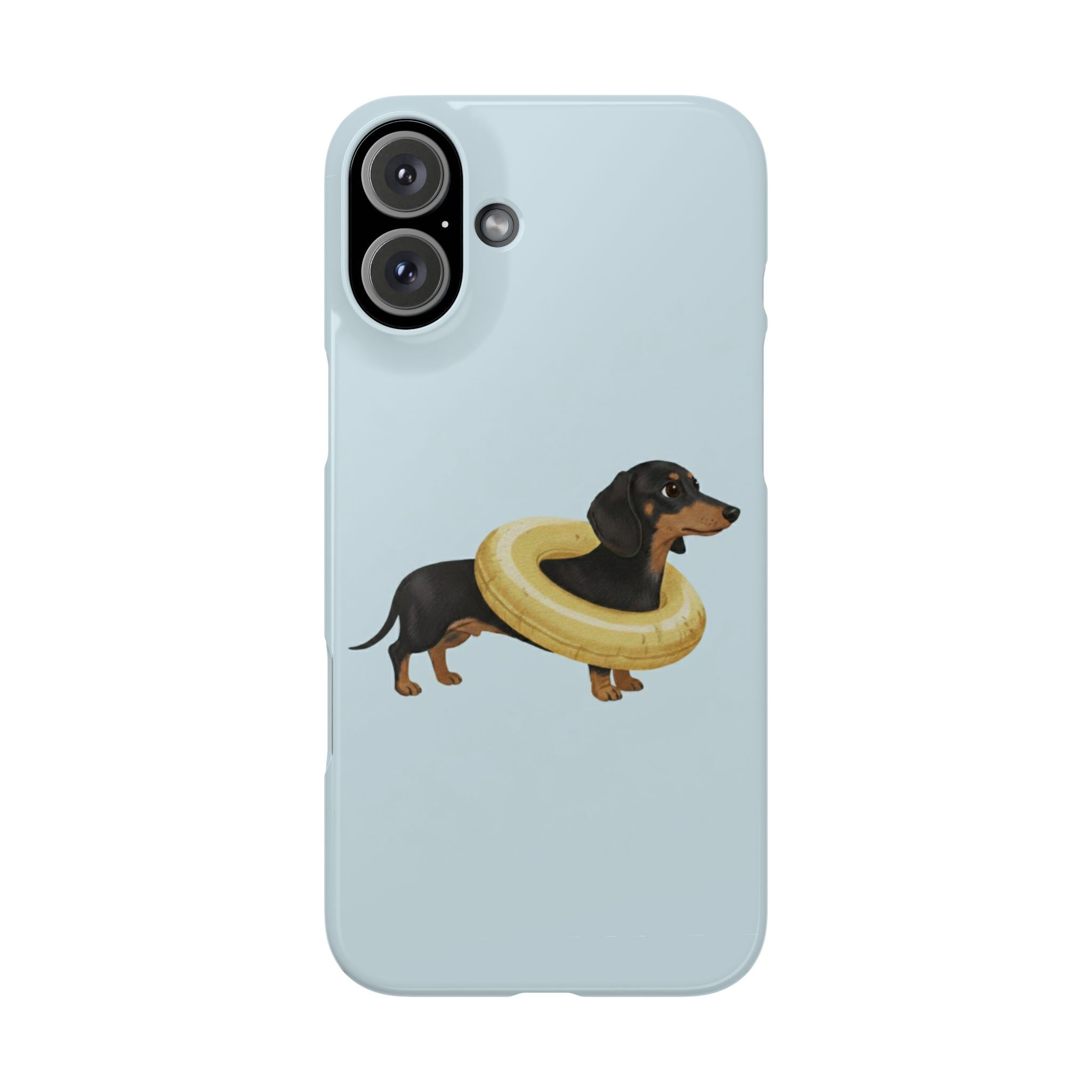 Slim Phone Cases - Cute Dog Dachshund Design, Protective Phone Covers, Fun Animal Art, Unique Gifts for Dog Lovers, Trendy Smartphone