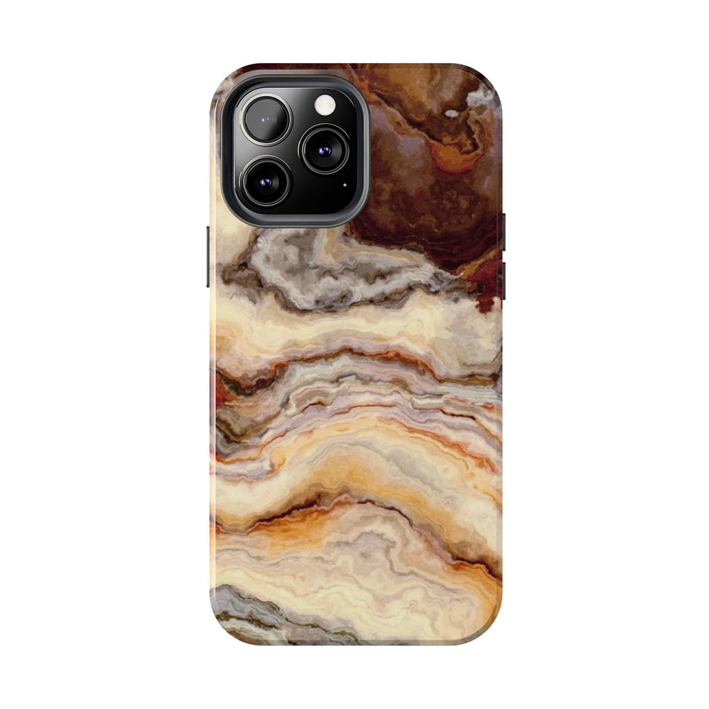Brown Agate Marble Phone Case