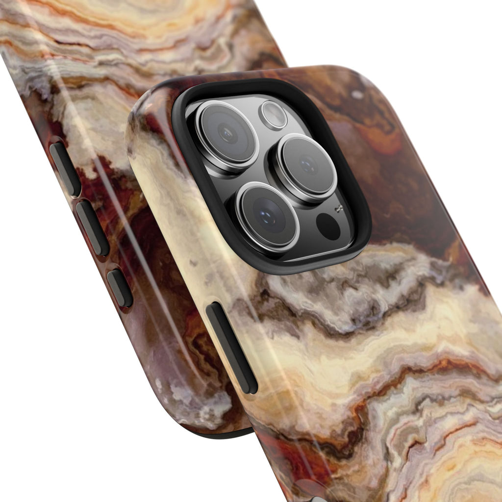 Brown Agate Marble Phone Case