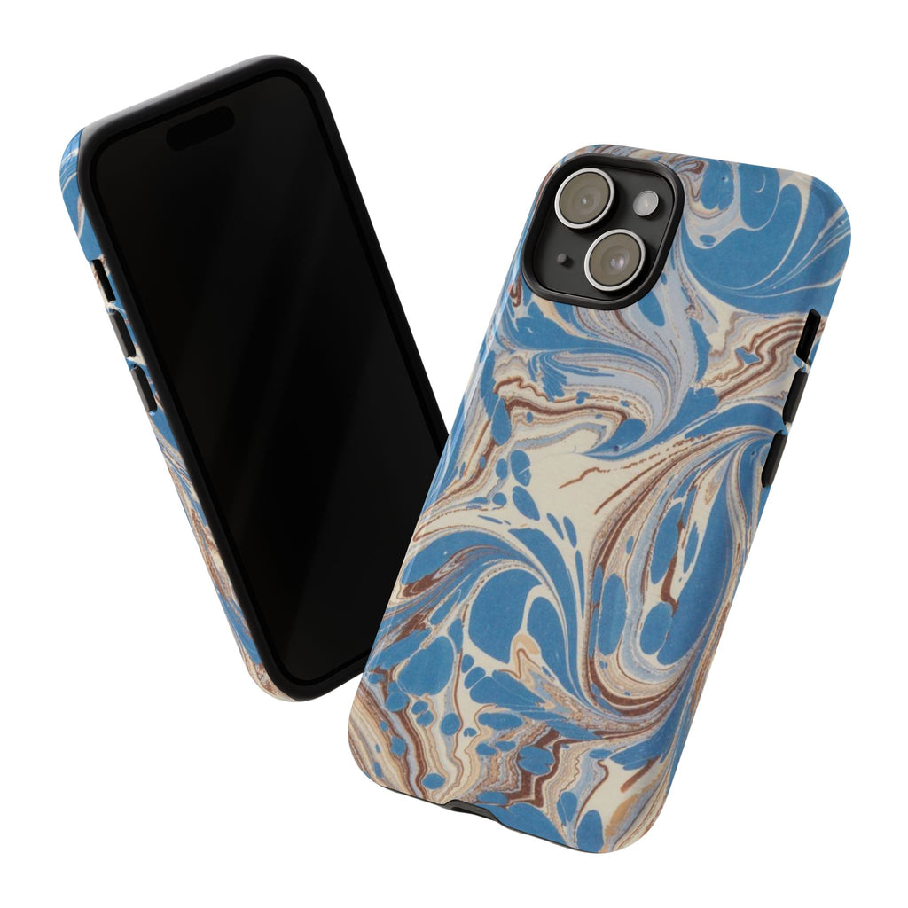 Blue Marble Swirl Phone Case