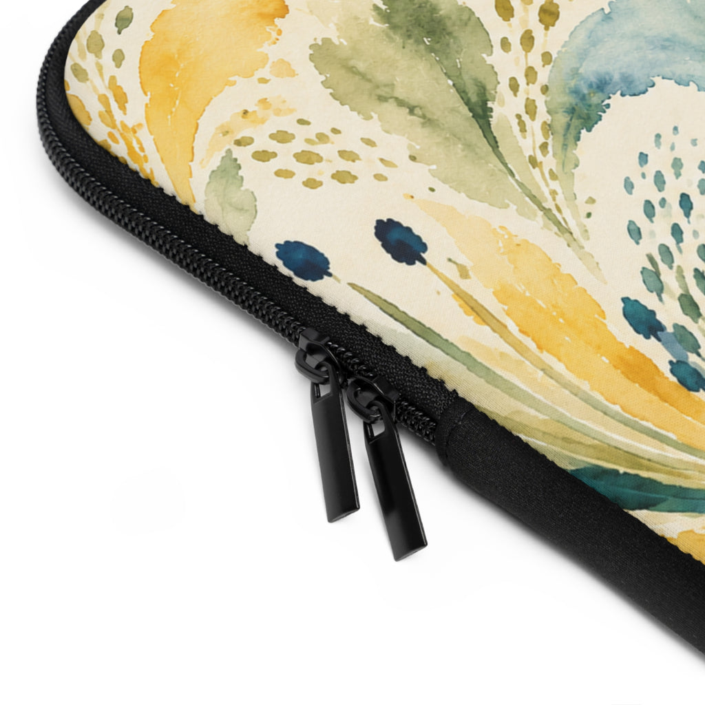 Watercolor Floral Laptop Sleeve