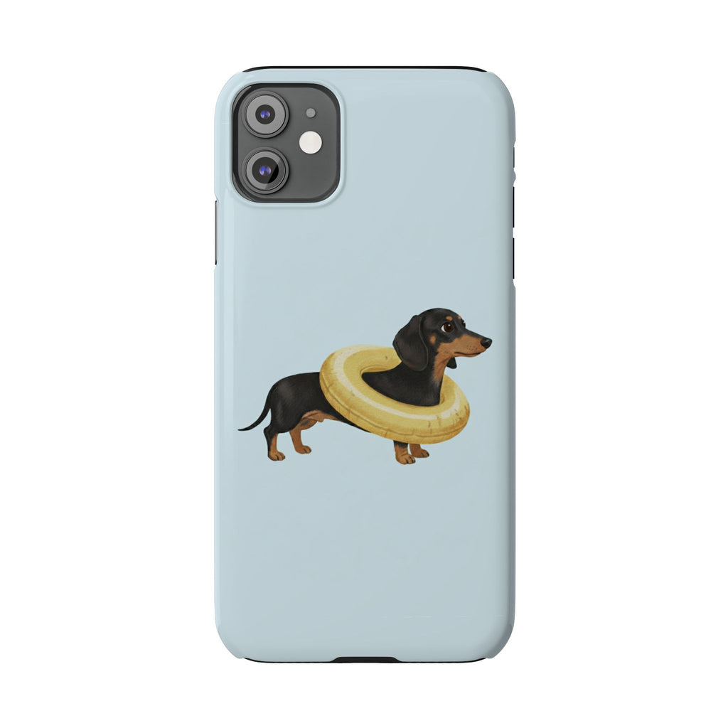 Slim Phone Cases - Cute Dog Dachshund Design, Protective Phone Covers, Fun Animal Art, Unique Gifts for Dog Lovers, Trendy Smartphone