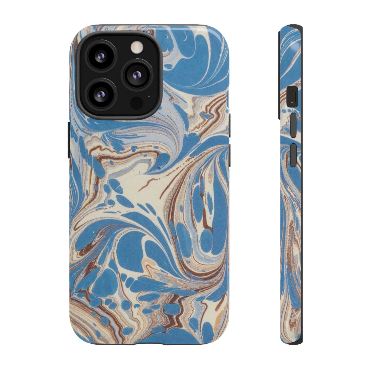 Blue Marble Swirl Phone Case