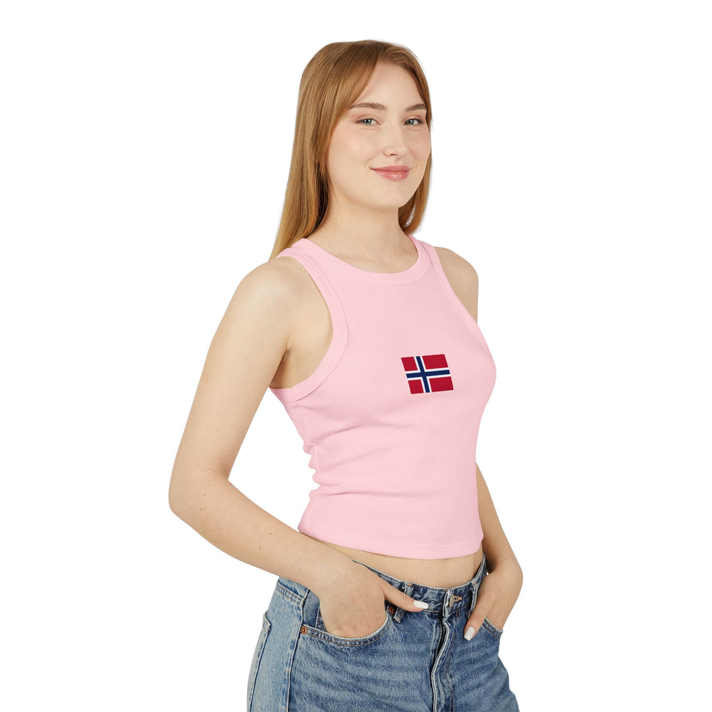 Norway Flag Tank Top | Racer Crop Tank