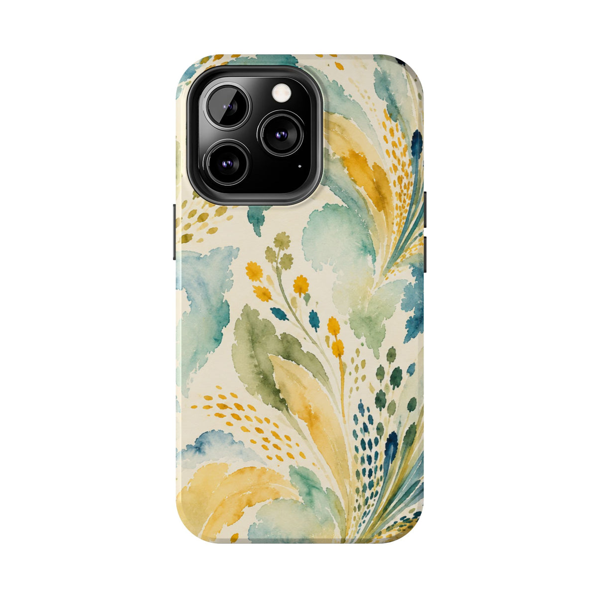 Watercolor Floral Swirl Phone Case | Tough Phone Case