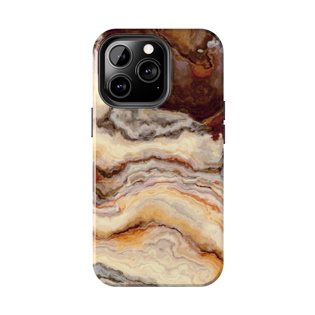 Brown Agate Marble Phone Case