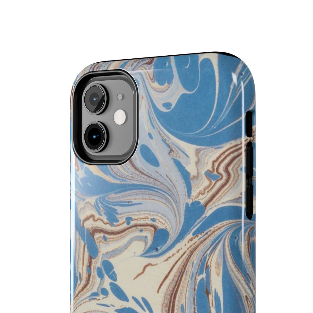 Blue Marble Swirl Phone Case