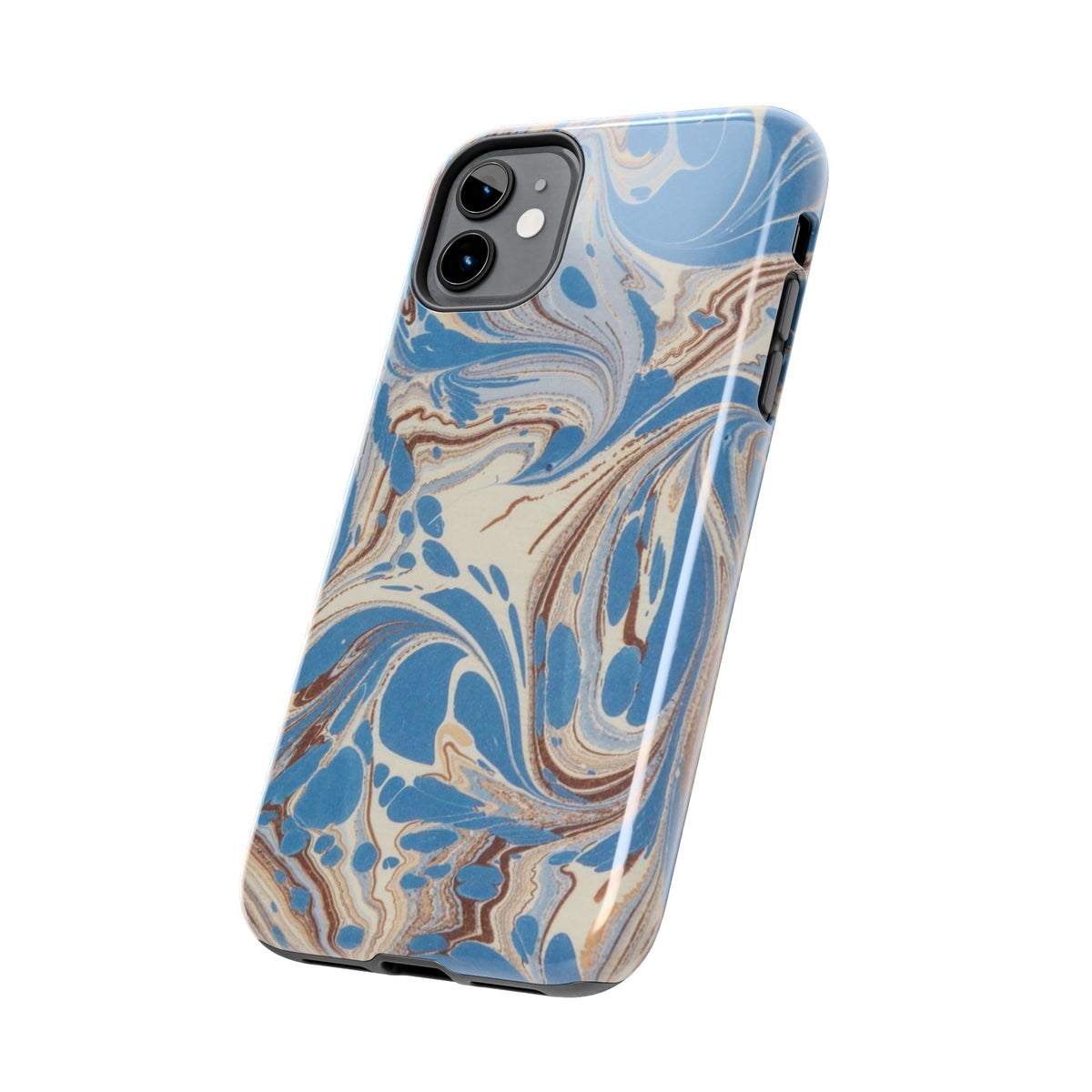 Blue Marble Swirl Phone Case