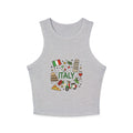 Italy Icons Tank Top | Leaning Tower, Pizza, Vespa, Flag