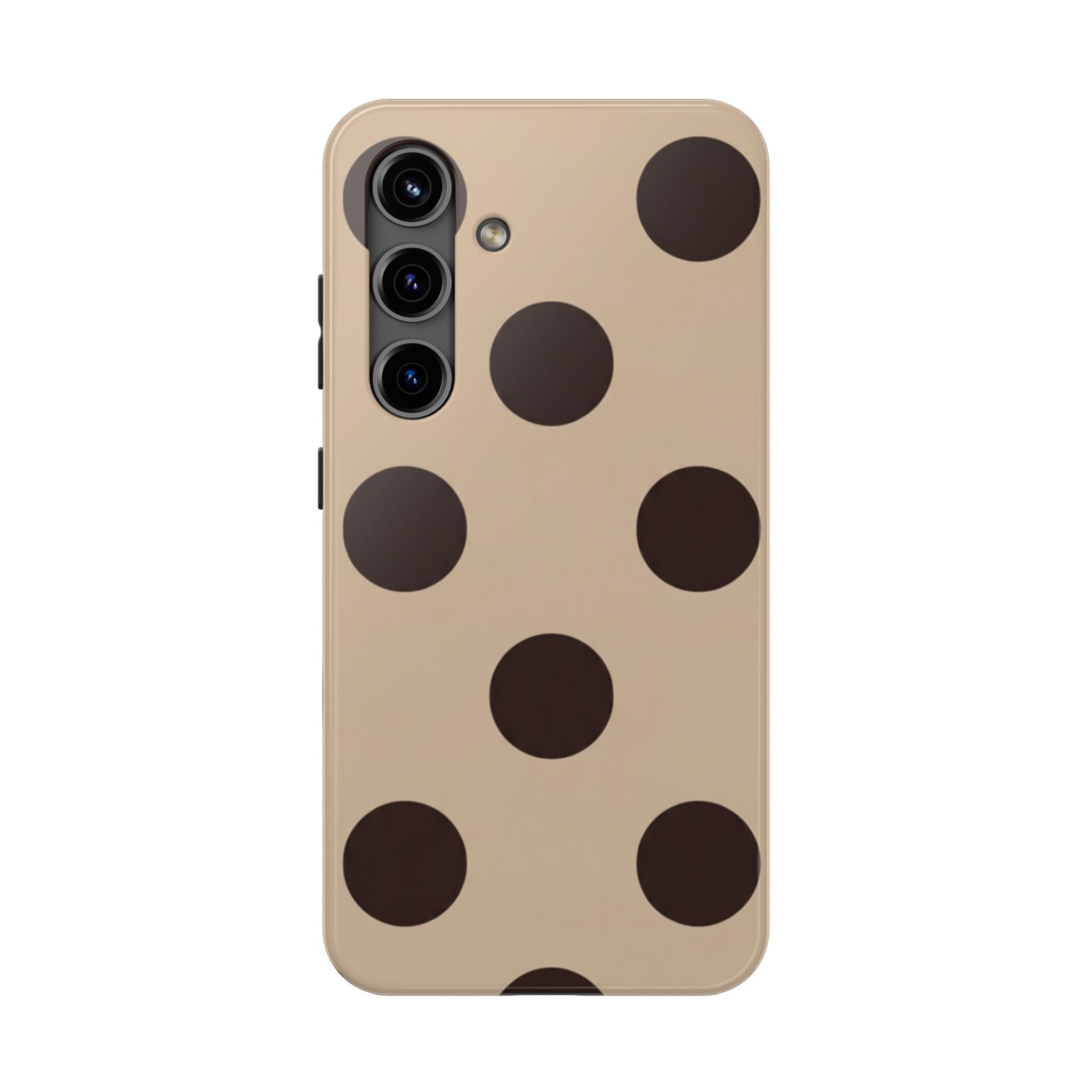 Stylish Polka Dot Phone Case for Trendy Protection, Cute Gift for Her, Phone Accessories, Everyday Fashion, Modern Design
