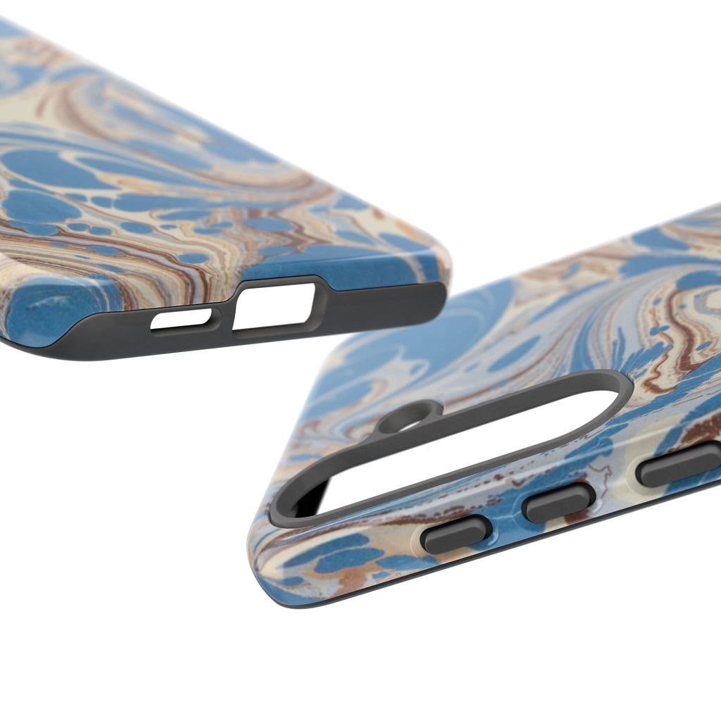 Blue Marble Swirl Phone Case