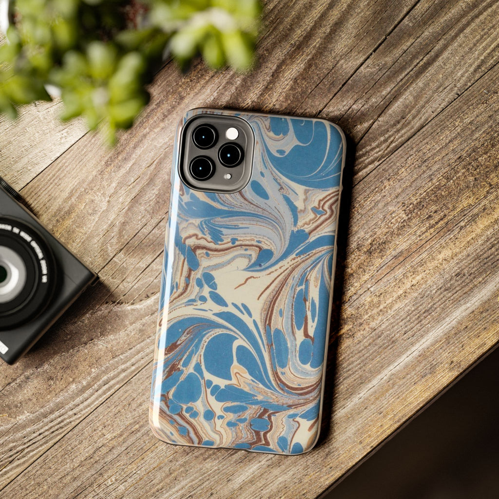 Blue Marble Swirl Phone Case