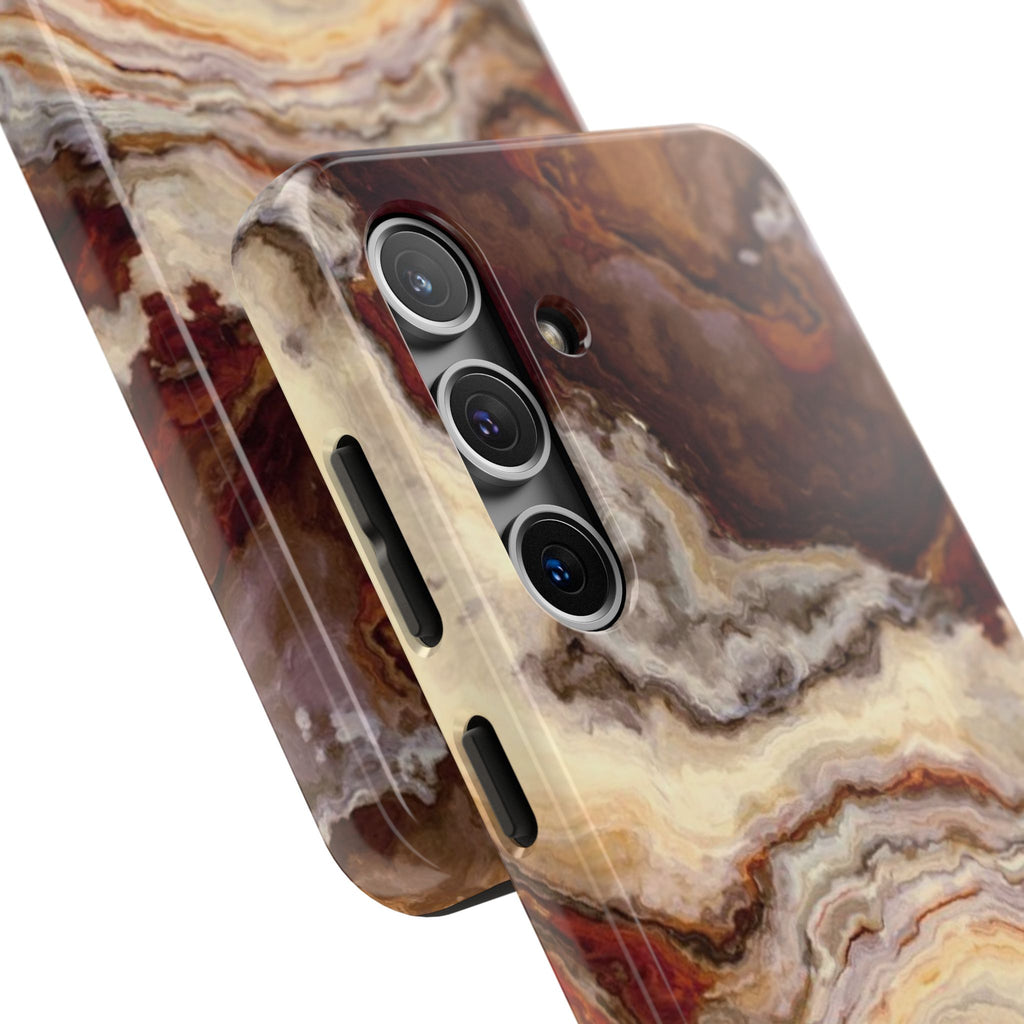 Brown Agate Marble Phone Case