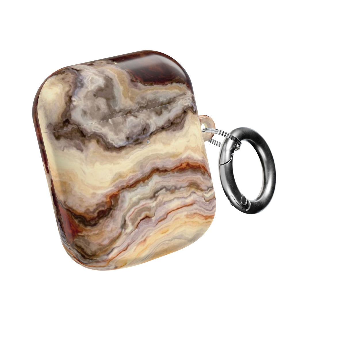 Brown Marble Pattern AirPod Case
