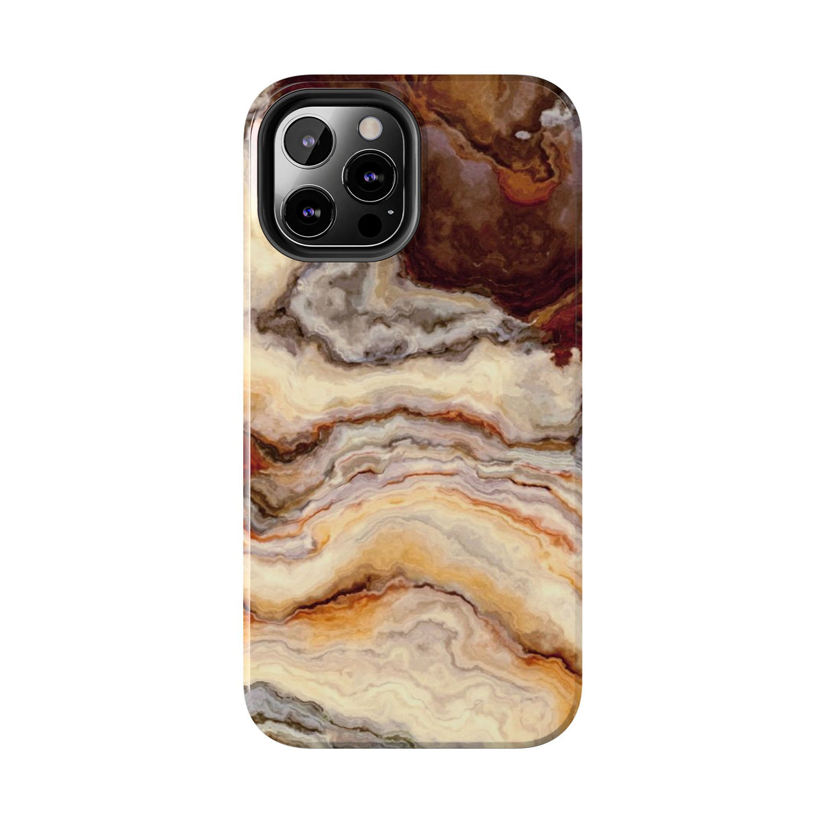 Brown Agate Marble Phone Case